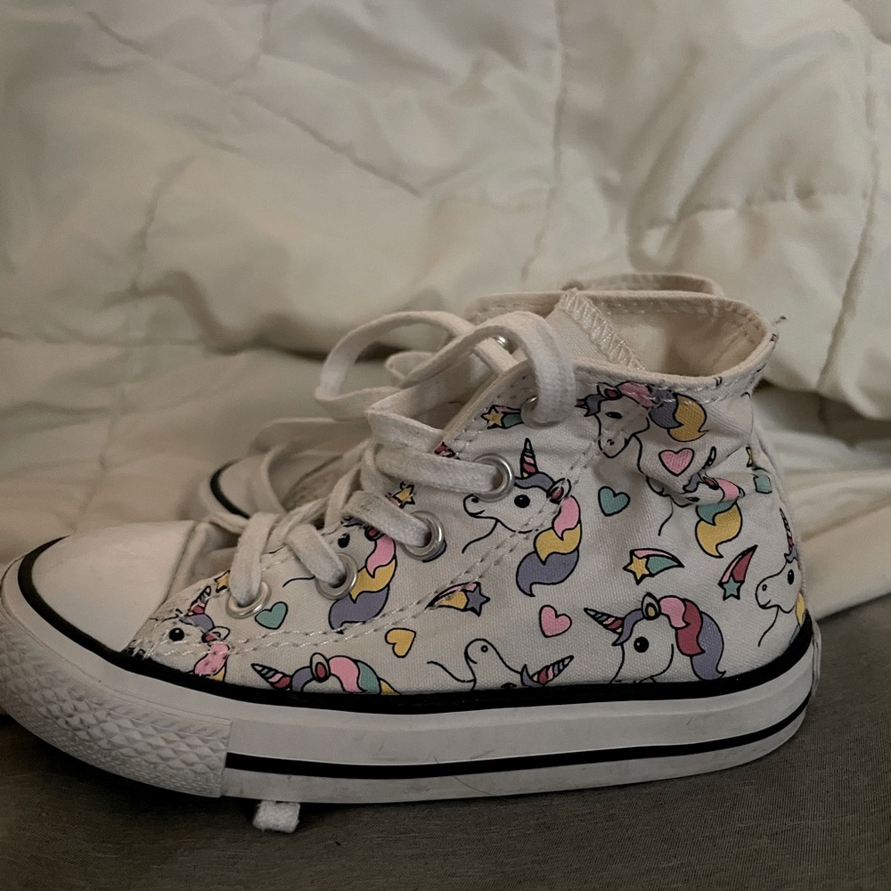 Kids Unicorn Rainbow Converse